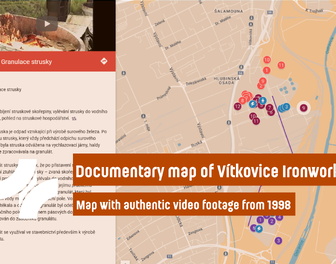 What did Vítkovice look like when iron was still flowing?